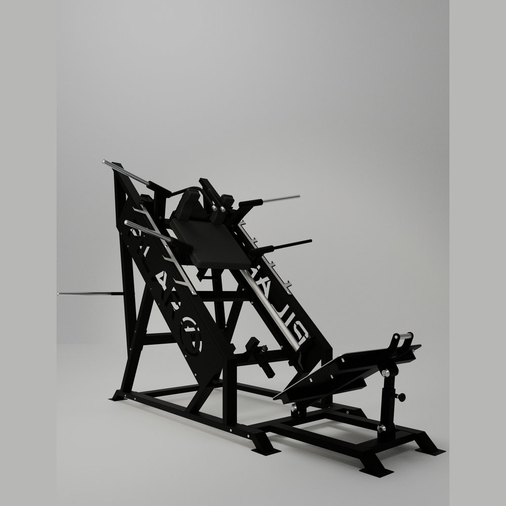 Agachamento Hack Pilar Fitness